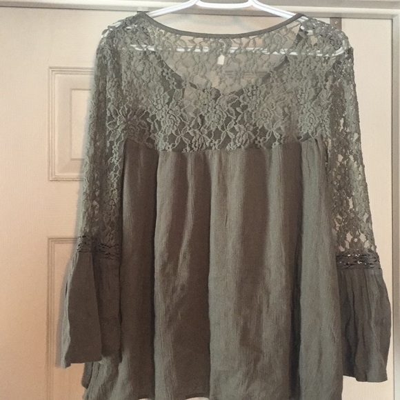 Mudd Olive Green size M shirt - Picture 5 of 7